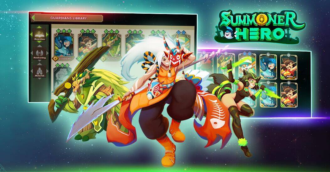 Скачать взломанную Summoner Hero: Epic Battle [Много монет] MOD apk на Андроид