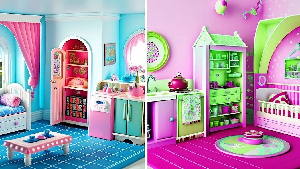 Скачать взломанную Doll House Design Doll Games [Мод меню] MOD apk на Андроид