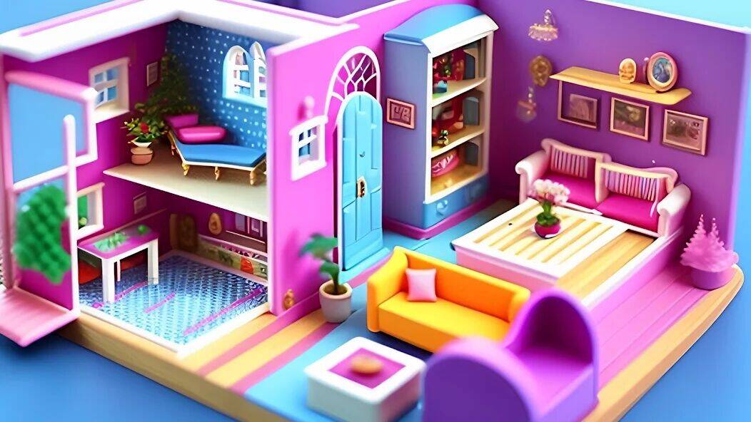 Скачать взломанную Doll House Design Doll Games [Мод меню] MOD apk на Андроид