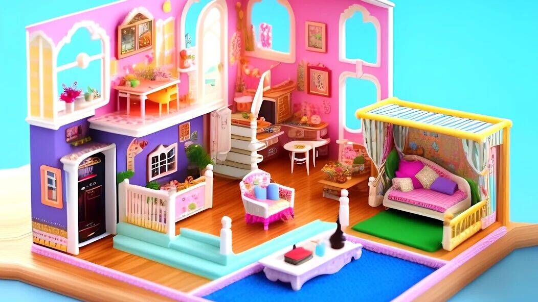 Скачать взломанную Doll House Design Doll Games [Мод меню] MOD apk на Андроид