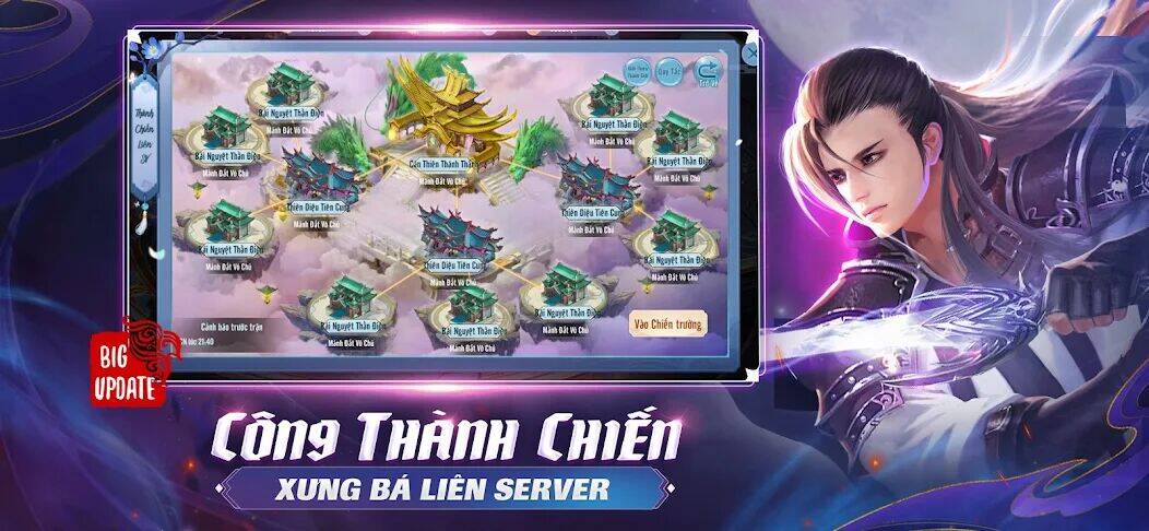 Скачать взломанную Nghịch Thiên Kiếm Thế - Võ Lâm [Мод меню] MOD apk на Андроид