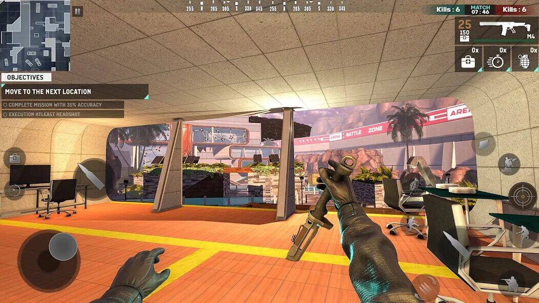 Скачать взломанную BattleZone: PvP FPS Shooter [Много монет] MOD apk на Андроид