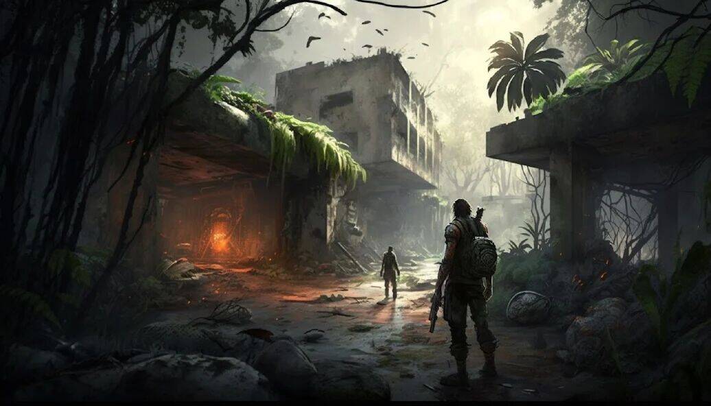 Скачать взломанную Dead God Land: Zombie Games 3D [Много денег] MOD apk на Андроид