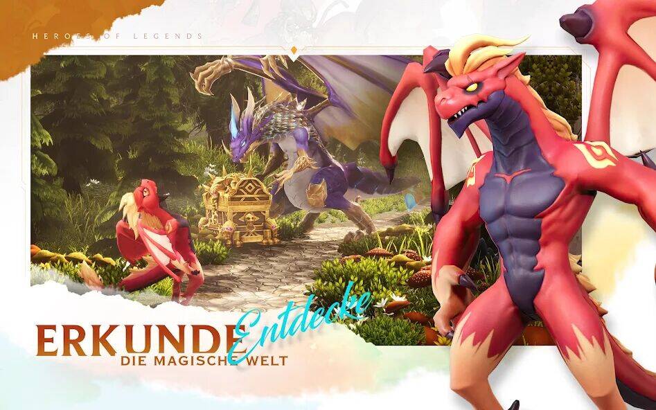 Скачать взломанную Weg der Helden [Много монет] MOD apk на Андроид