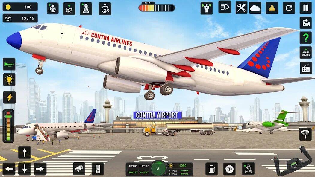 Скачать взломанную City Pilot Cargo Plane Games [Много монет] MOD apk на Андроид