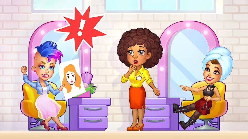 Скачать взломанную Makeover Salon: Beauty Mania [Много монет] MOD apk на Андроид