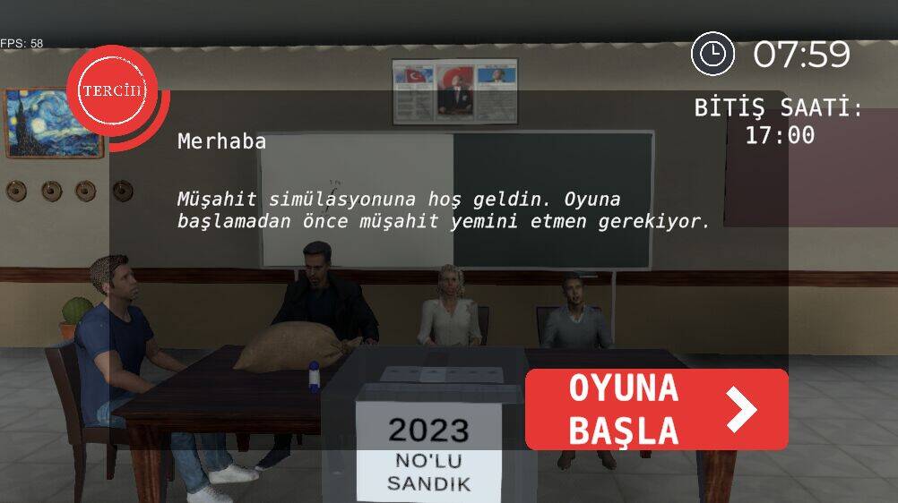 Скачать взломанную Seçim 2023 Müşahit oyunu [Мод меню] MOD apk на Андроид