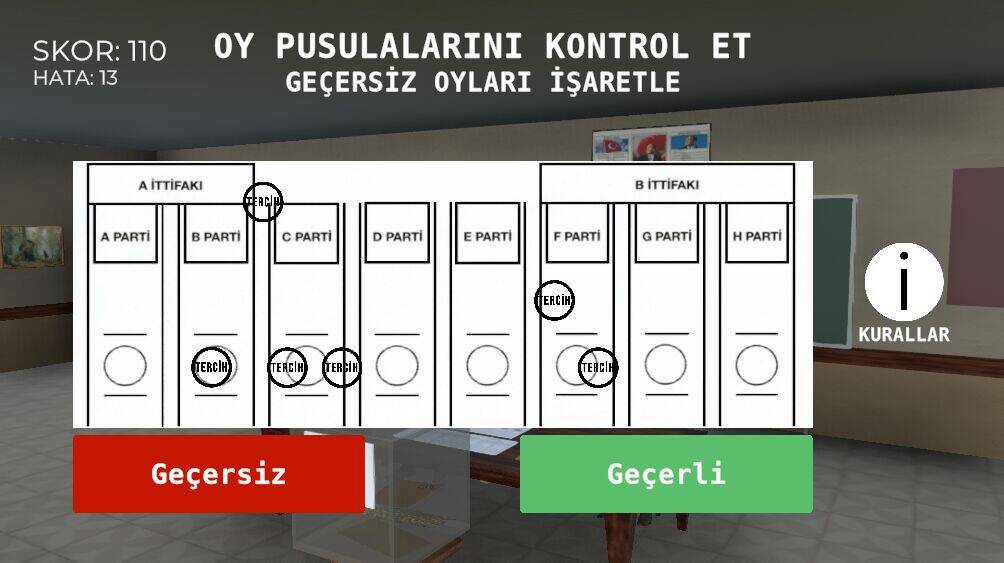Скачать взломанную Seçim 2023 Müşahit oyunu [Мод меню] MOD apk на Андроид