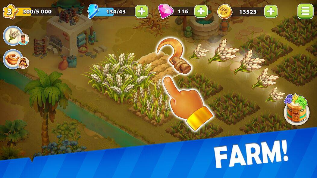 Скачать взломанную Nile Valley: Farm Adventure [Мод меню] MOD apk на Андроид