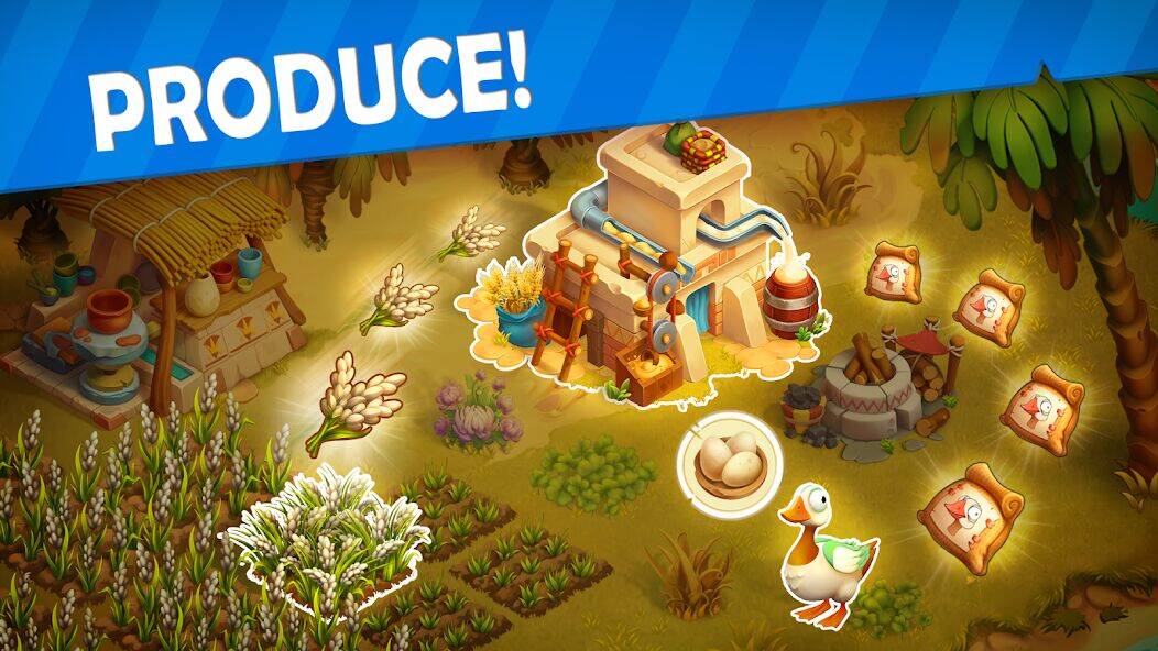 Скачать взломанную Nile Valley: Farm Adventure [Мод меню] MOD apk на Андроид