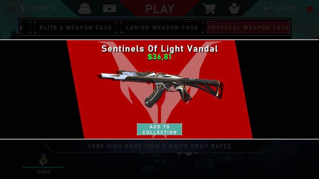 Скачать взломанную Valorant Case Opener [Бесплатные покупки] MOD apk на Андроид