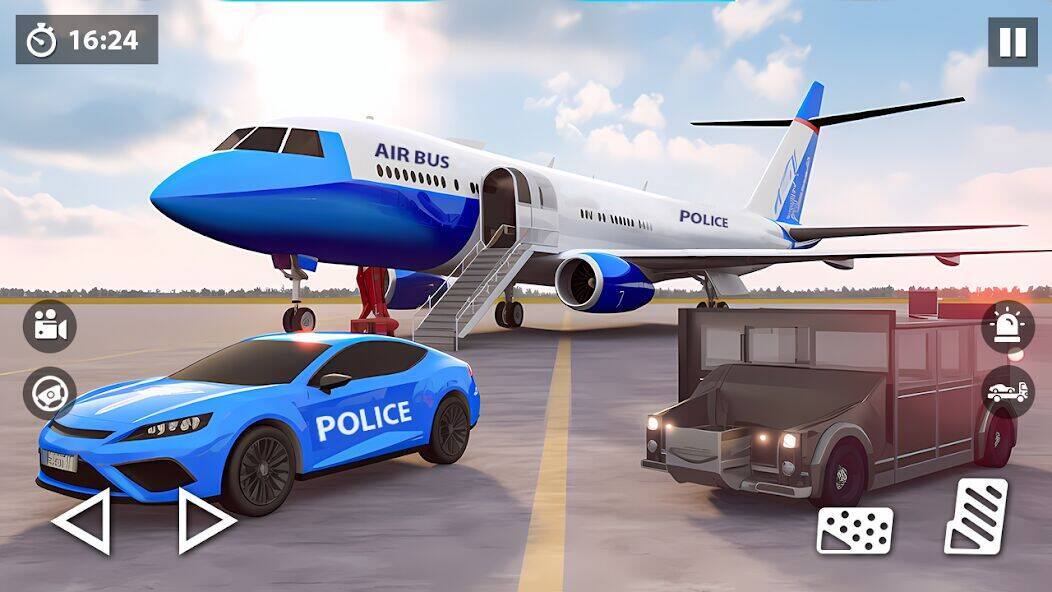Скачать взломанную US Police Car Transporter Game [Мод меню] MOD apk на Андроид