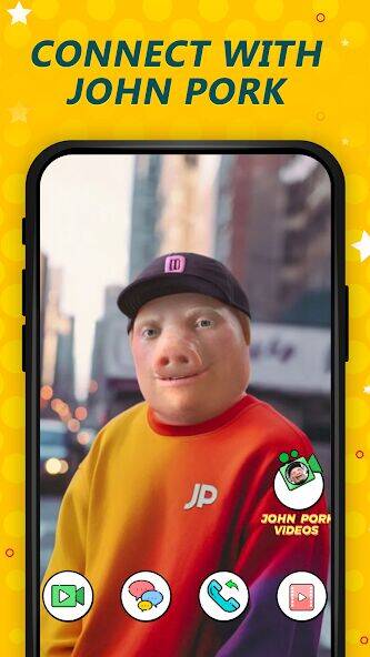 Скачать взломанную John Pork In Video Call [Много денег] MOD apk на Андроид