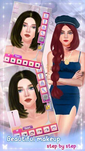 Скачать взломанную Fashion Stylist: Dress Up Game [Бесплатные покупки] MOD apk на Андроид