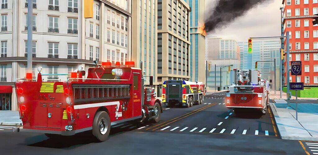 Скачать взломанную Real Firefighter 3D Simulator [Мод меню] MOD apk на Андроид