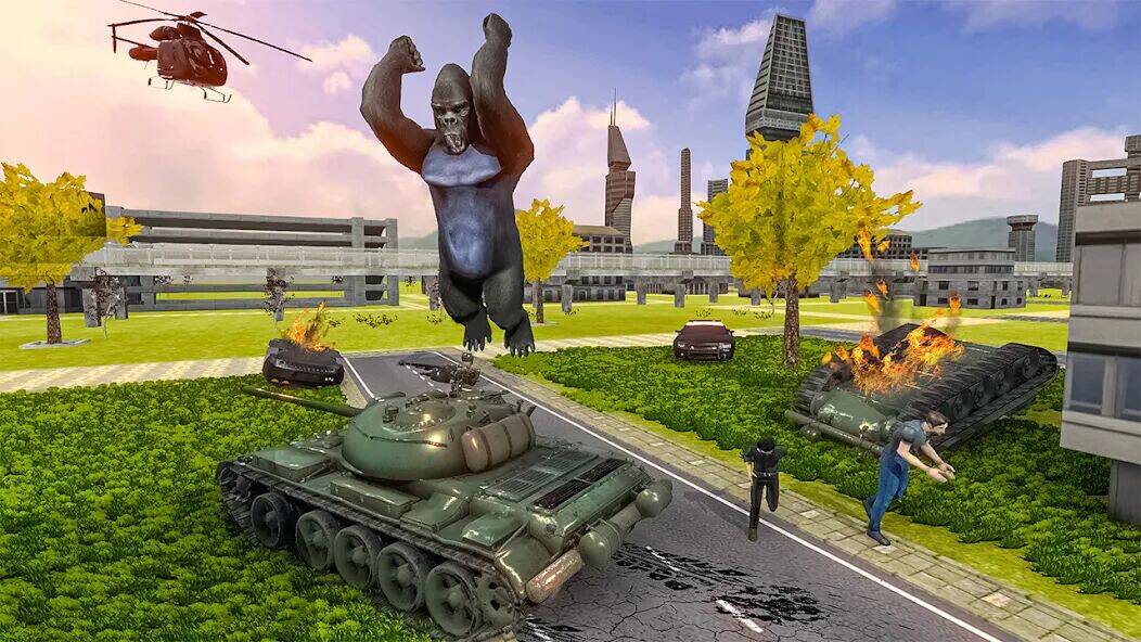 Скачать взломанную Горилла Тюрьма Выживание [Мод меню] MOD apk на Андроид