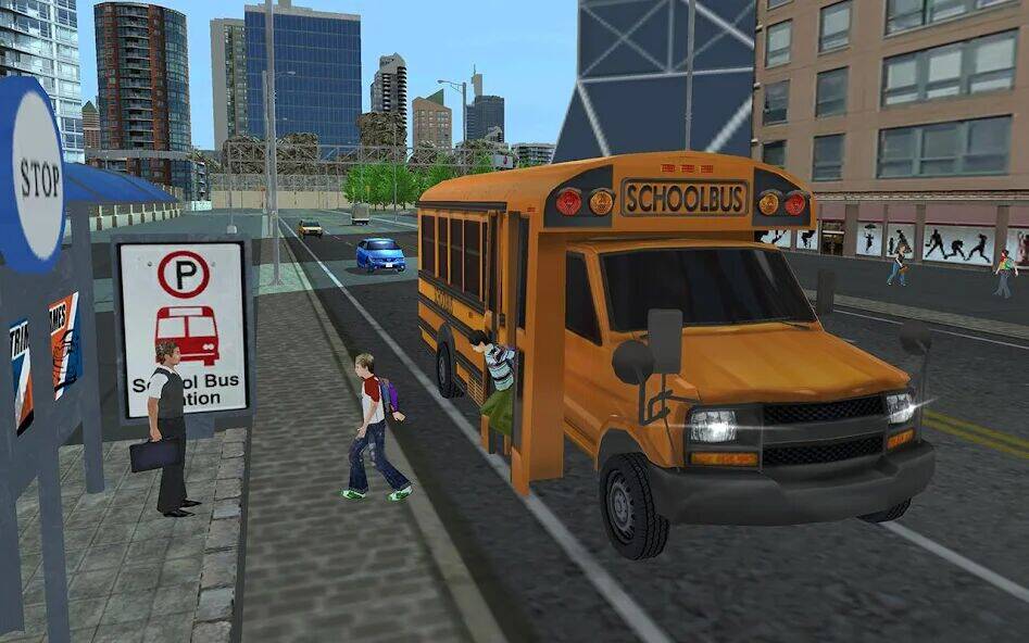 Скачать взломанную School Bus Driving Game [Мод меню] MOD apk на Андроид