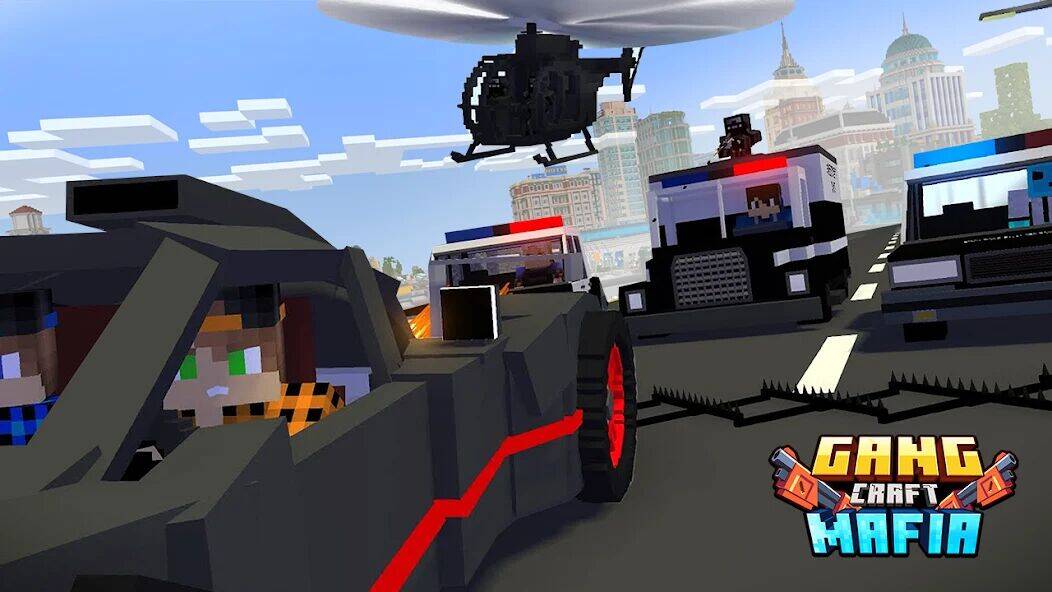 Скачать взломанную Gang Craft Mafia [Много монет] MOD apk на Андроид