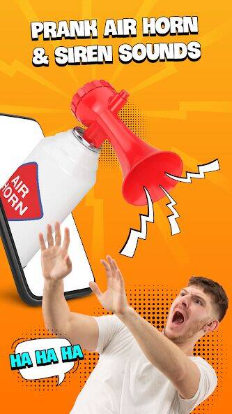 Скачать взломанную Prank Sounds Haircut, Air Horn [Много монет] MOD apk на Андроид