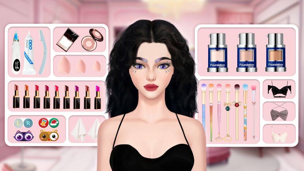 Скачать взломанную Макияж игры - Модная красота [Мод меню] MOD apk на Андроид