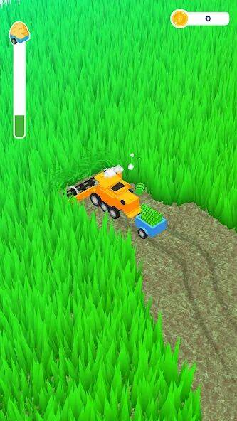 Скачать взломанную Mow it: Комбайн и Ферма [Много денег] MOD apk на Андроид