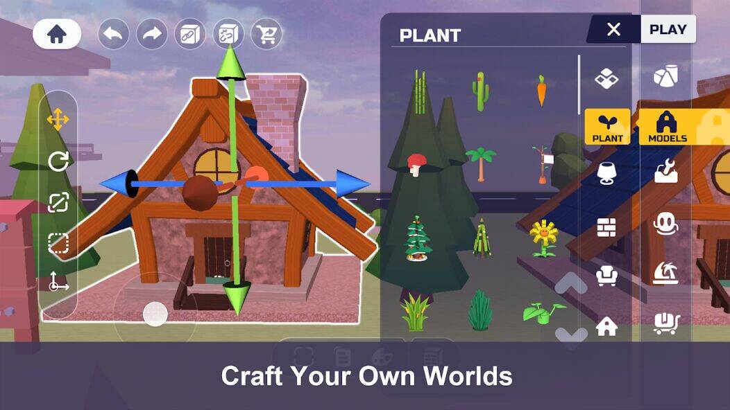 Скачать взломанную Uni - Craft your world [Много денег] MOD apk на Андроид