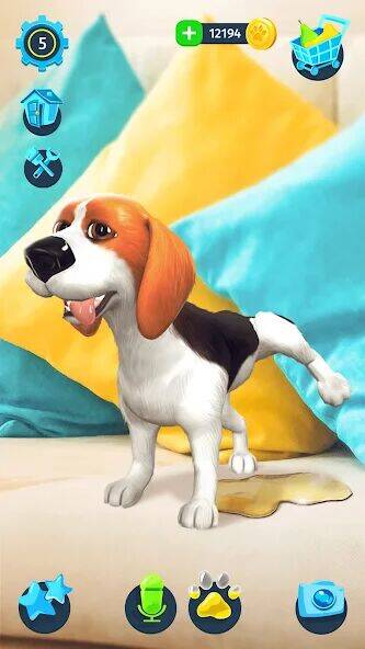 Скачать взломанную Tamadog: Моя Собака AR Питомец [Много денег] MOD apk на Андроид
