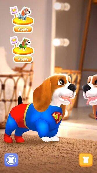 Скачать взломанную Tamadog: Моя Собака AR Питомец [Много денег] MOD apk на Андроид