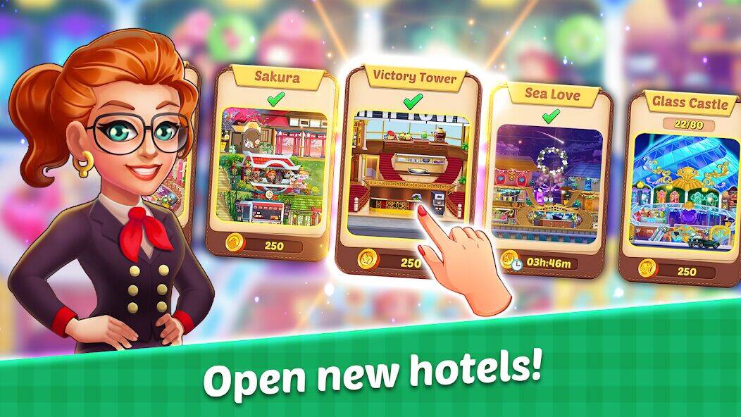 Скачать взломанную Hotel Madness Grand Hotel [Мод меню] MOD apk на Андроид