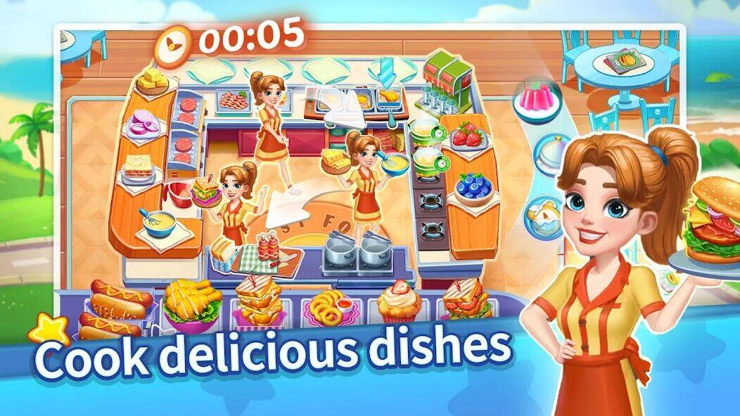 Скачать взломанную Cooking Master - Ресторан игра [Много монет] MOD apk на Андроид