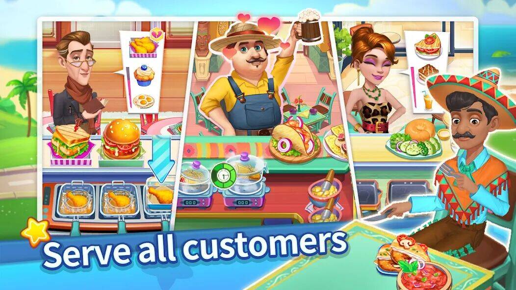 Скачать взломанную Cooking Master - Ресторан игра [Много монет] MOD apk на Андроид