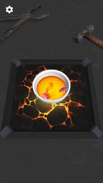 Скачать взломанную Sword Melter [Много денег] MOD apk на Андроид