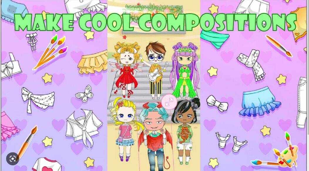 Скачать взломанную Fashion Paper Doll DIY Games [Много монет] MOD apk на Андроид