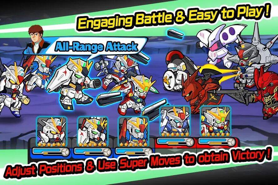 Скачать взломанную LINE: Gundam Wars [Бесплатные покупки] MOD apk на Андроид