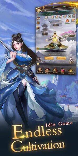 Скачать взломанную Journey to Immortality [Много монет] MOD apk на Андроид