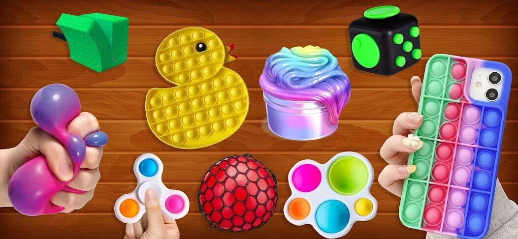 Скачать взломанную Pop it Fidget: Antistress Game [Мод меню] MOD apk на Андроид