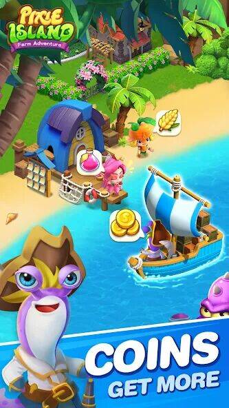 Скачать взломанную Pixie Island [Много денег] MOD apk на Андроид