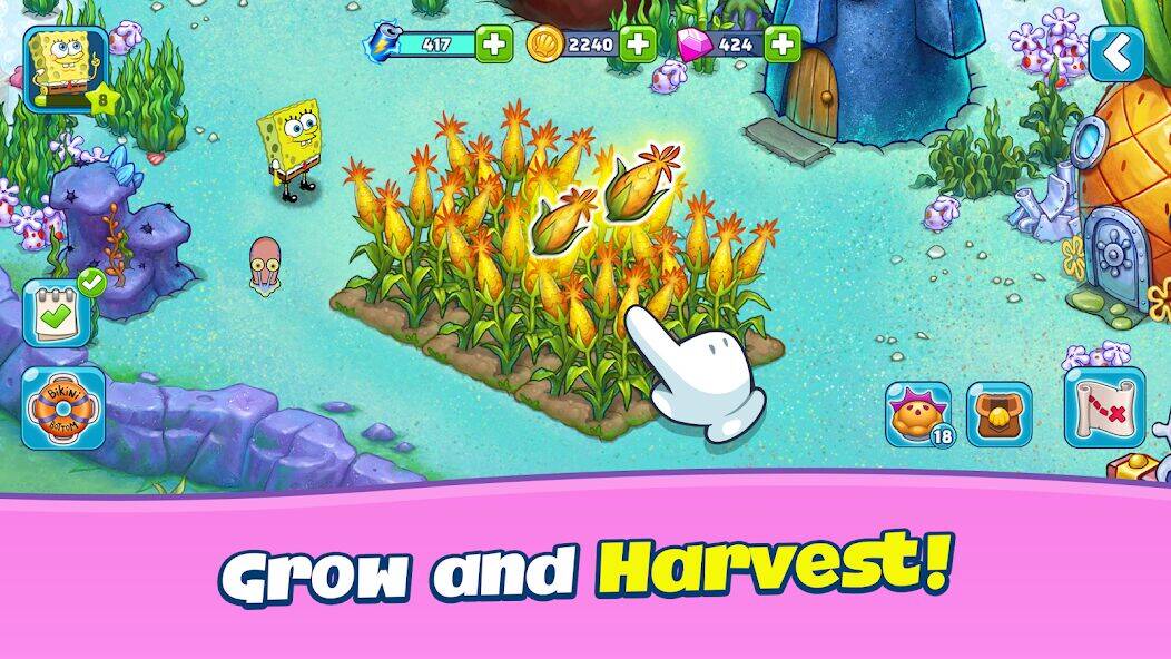 Скачать взломанную SpongeBob Adventures: In A Jam [Мод меню] MOD apk на Андроид