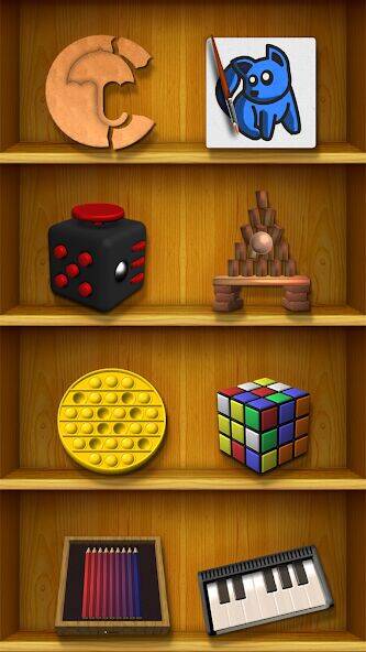 Скачать взломанную Antistress: Pop It Games 3D [Много монет] MOD apk на Андроид