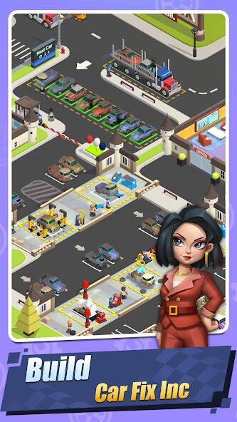 Скачать взломанную Car Fix Inc - Mechanic Garage [Много денег] MOD apk на Андроид