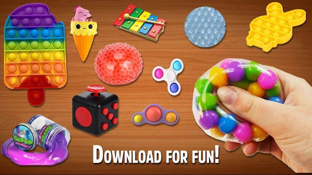 Скачать взломанную Pop It 3D: Fidget Antistress [Много денег] MOD apk на Андроид