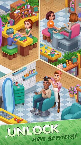Скачать взломанную Beauty Tycoon: Hollywood Story [Много денег] MOD apk на Андроид