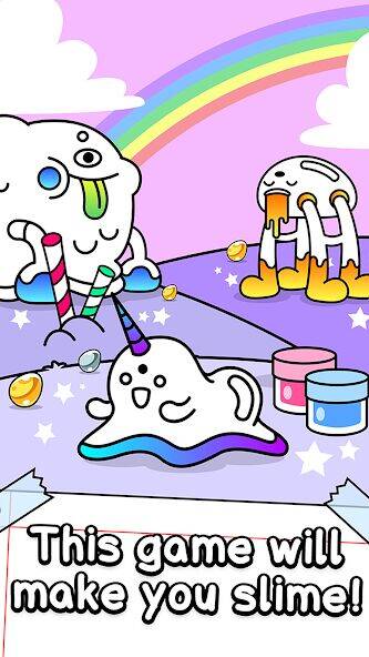 Скачать взломанную Slime Evolution: Merge ASMR [Бесплатные покупки] MOD apk на Андроид