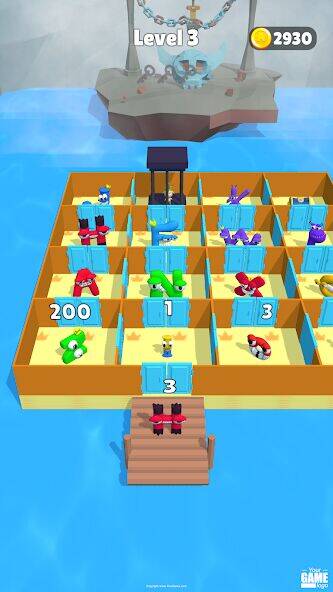 Скачать взломанную Alphabet Battle: Room Maze [Много монет] MOD apk на Андроид