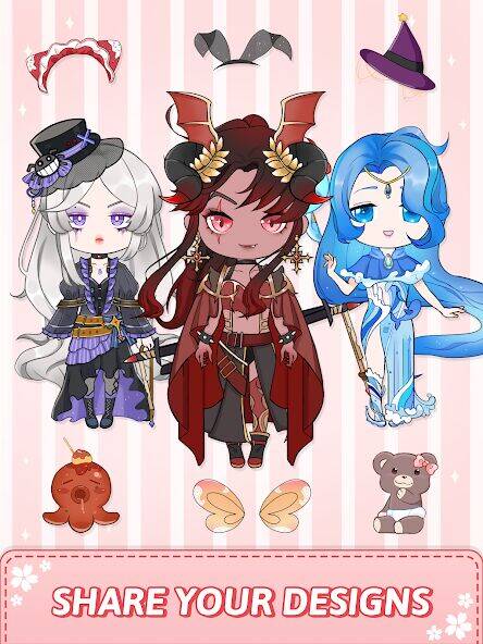 Скачать взломанную Vivi Story - Dress Up Game [Бесплатные покупки] MOD apk на Андроид