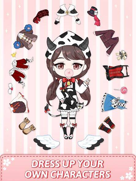 Скачать взломанную Vivi Story - Dress Up Game [Бесплатные покупки] MOD apk на Андроид