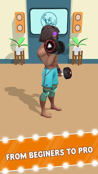 Скачать взломанную Idle Workout Fitness [Мод меню] MOD apk на Андроид