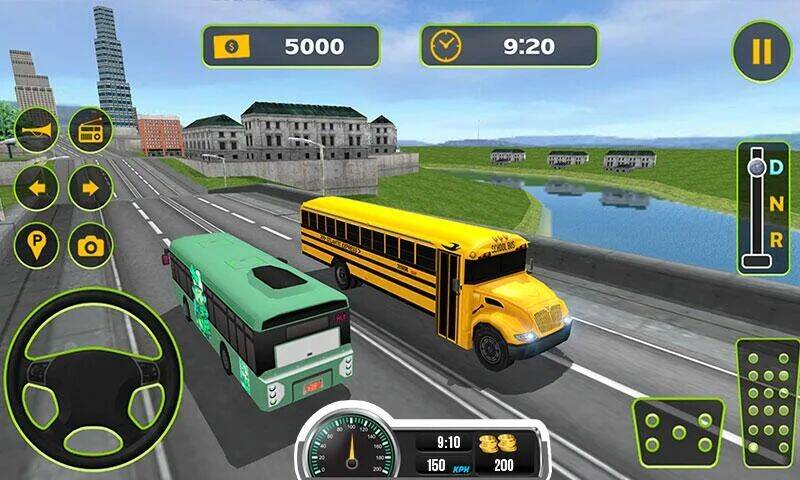 Скачать взломанную Школа вождения автобуса 2017 [Много монет] MOD apk на Андроид