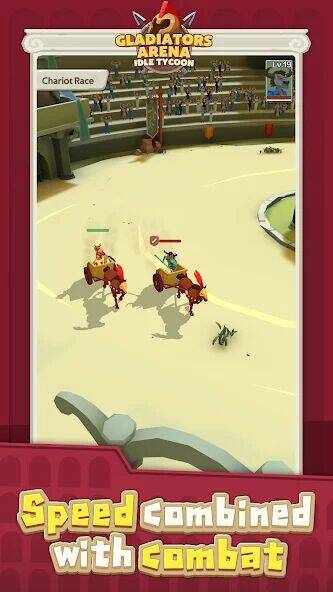 Скачать взломанную Gladiators Arena: Idle Tycoon [Много денег] MOD apk на Андроид