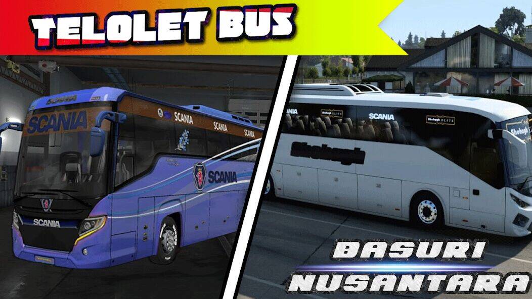 Скачать взломанную Bus Telolet Basuri Nusantara [Бесплатные покупки] MOD apk на Андроид